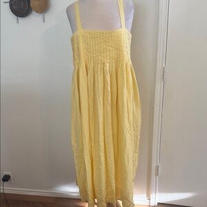 Banana Republic Sunny Yellow linen Dress